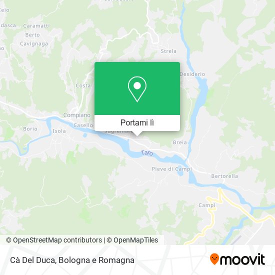Mappa Cà Del Duca