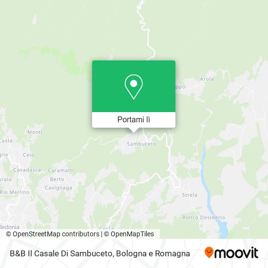 Mappa B&B Il Casale Di Sambuceto