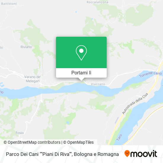 Mappa Parco Dei Cani ""Piani Di Riva""