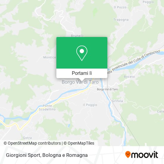 Mappa Giorgioni Sport
