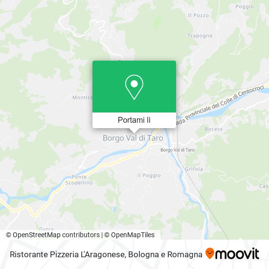 Mappa Ristorante Pizzeria L'Aragonese