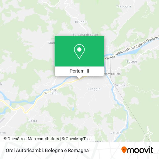 Mappa Orsi Autoricambi