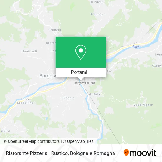 Mappa Ristorante Pizzeriail Rustico