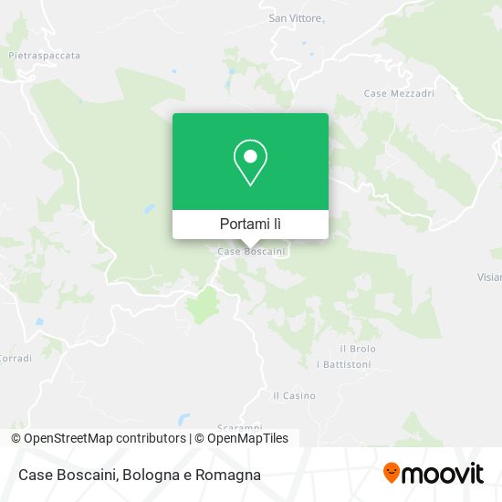 Mappa Case Boscaini