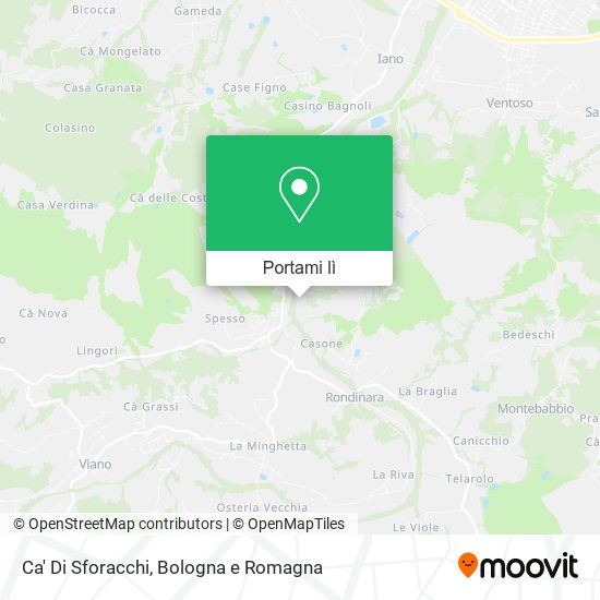 Mappa Ca' Di Sforacchi