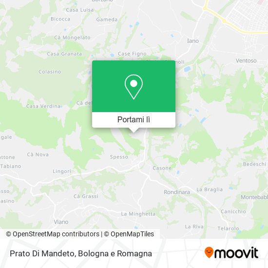 Mappa Prato Di Mandeto