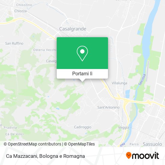 Mappa Ca Mazzacani