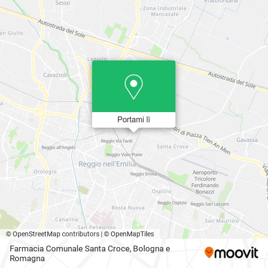 Mappa Farmacia Comunale Santa Croce