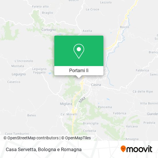 Mappa Casa Servetta