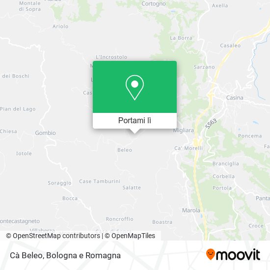 Mappa Cà Beleo