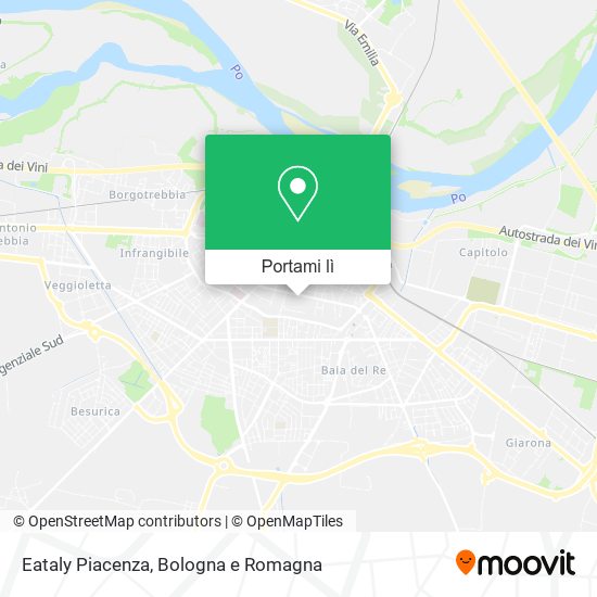 Mappa Eataly Piacenza