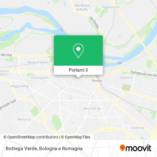 Mappa Bottega Verde