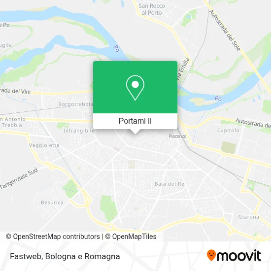 Mappa Fastweb