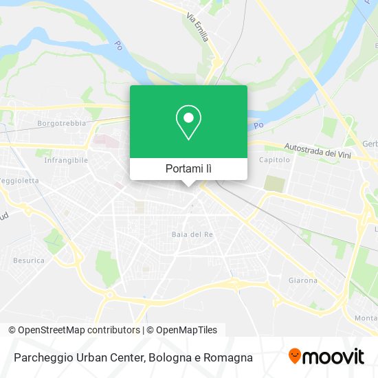 Mappa Parcheggio Urban Center