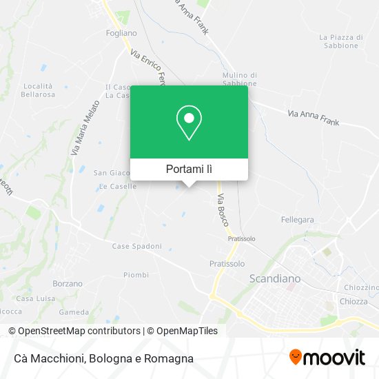 Mappa Cà Macchioni