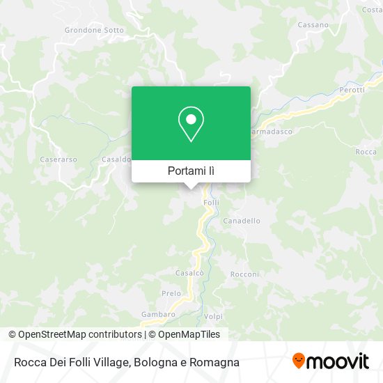 Mappa Rocca Dei Folli Village