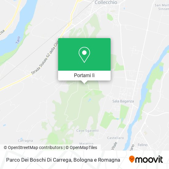Mappa Parco Dei Boschi Di Carrega