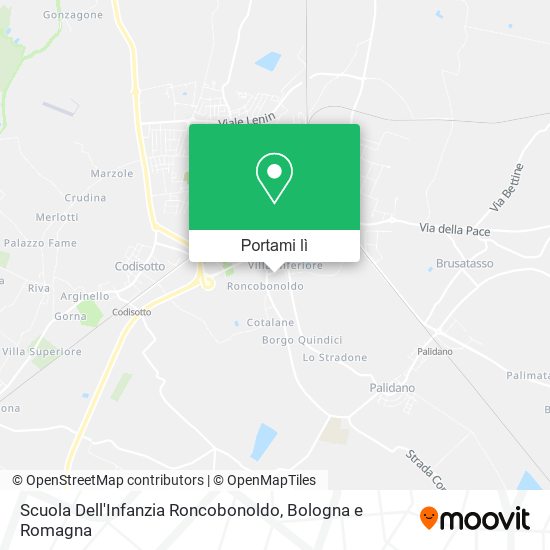 Mappa Scuola Dell'Infanzia Roncobonoldo