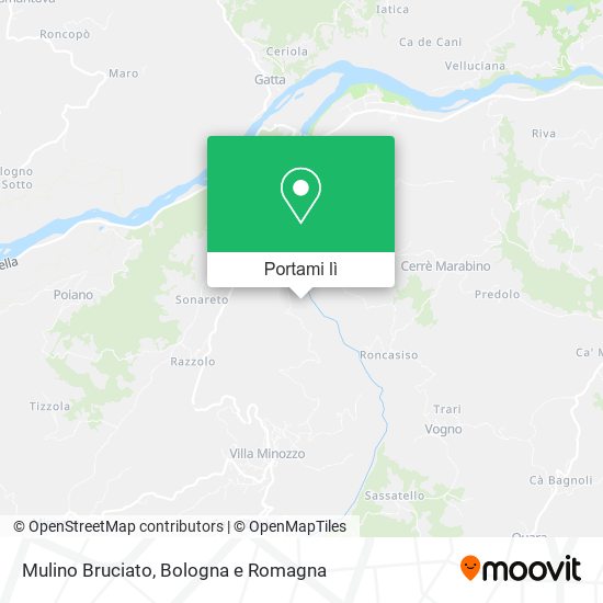 Mappa Mulino Bruciato