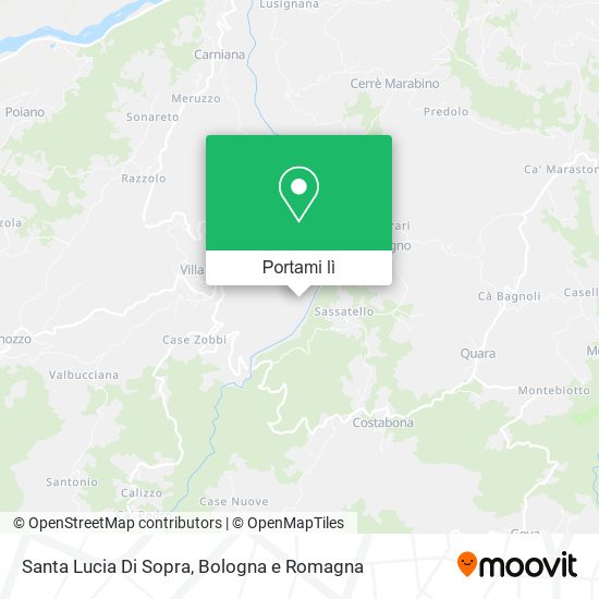 Mappa Santa Lucia Di Sopra