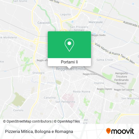 Mappa Pizzeria Mitica