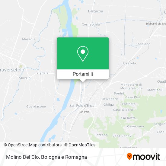 Mappa Molino Del Clo