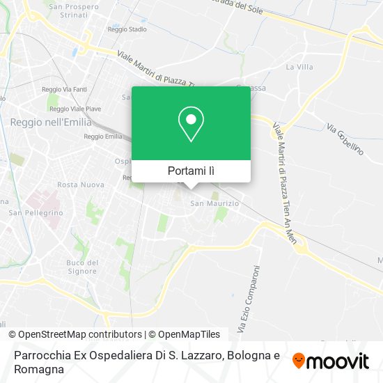 Mappa Parrocchia Ex Ospedaliera Di S. Lazzaro