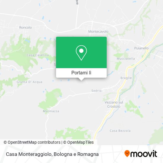 Mappa Casa Monteraggiolo
