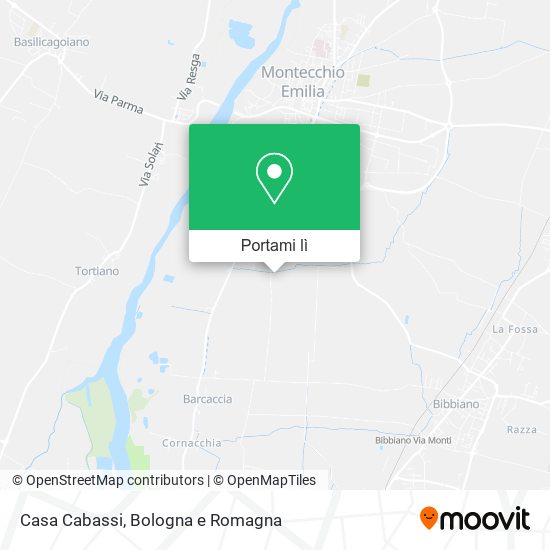 Mappa Casa Cabassi