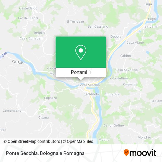 Mappa Ponte Secchia