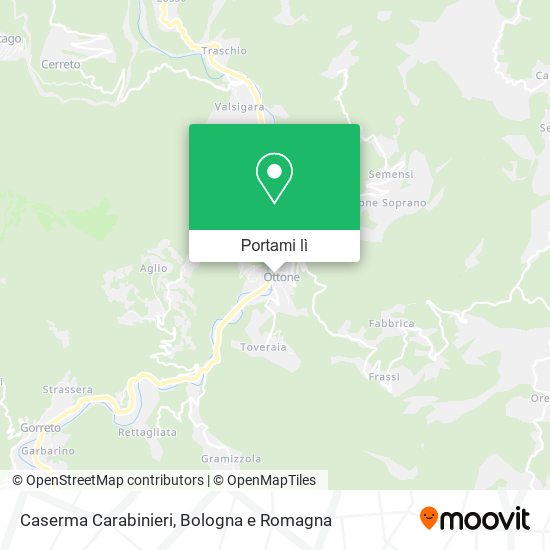 Mappa Caserma Carabinieri