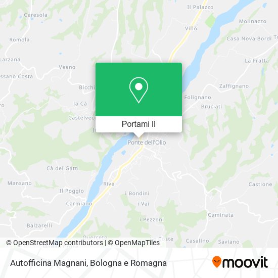 Mappa Autofficina Magnani