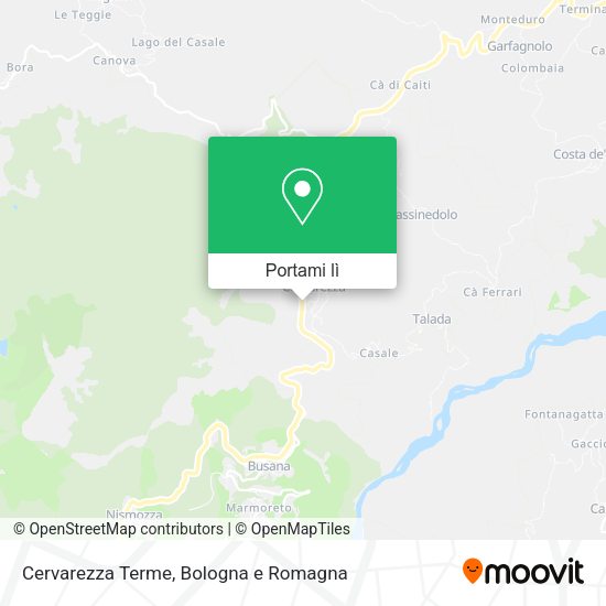 Mappa Cervarezza Terme
