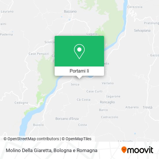 Mappa Molino Della Giaretta