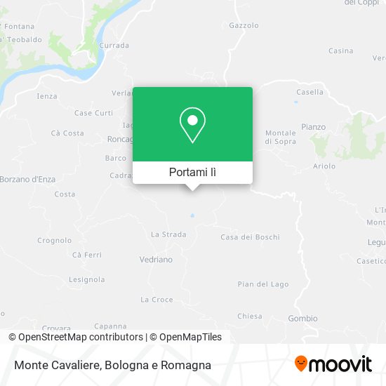 Mappa Monte Cavaliere