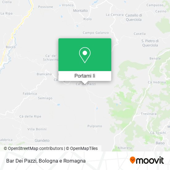 Mappa Bar Dei Pazzi