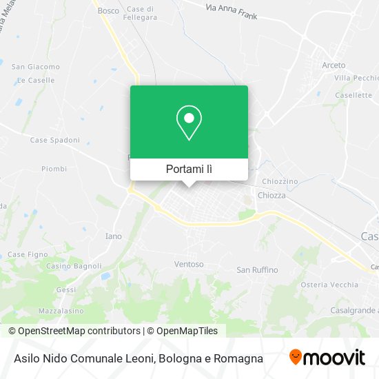 Mappa Asilo Nido Comunale Leoni