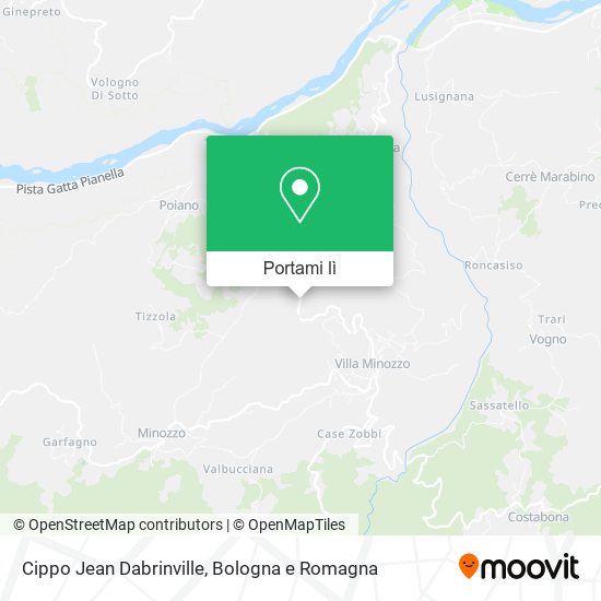 Mappa Cippo Jean Dabrinville