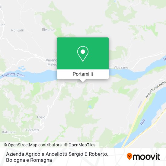 Mappa Azienda Agricola Ancellotti Sergio E Roberto
