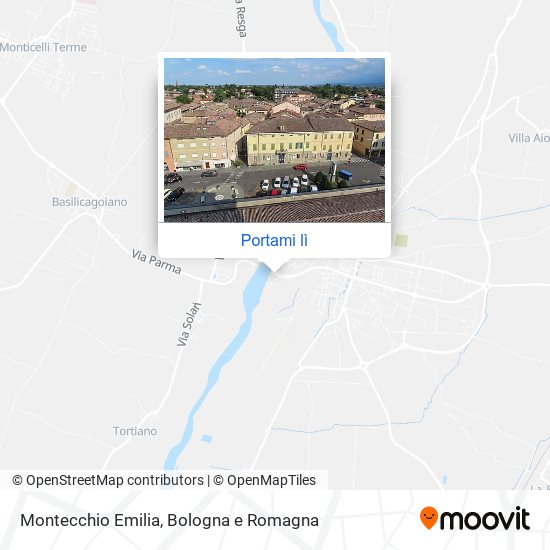Mappa Montecchio Emilia