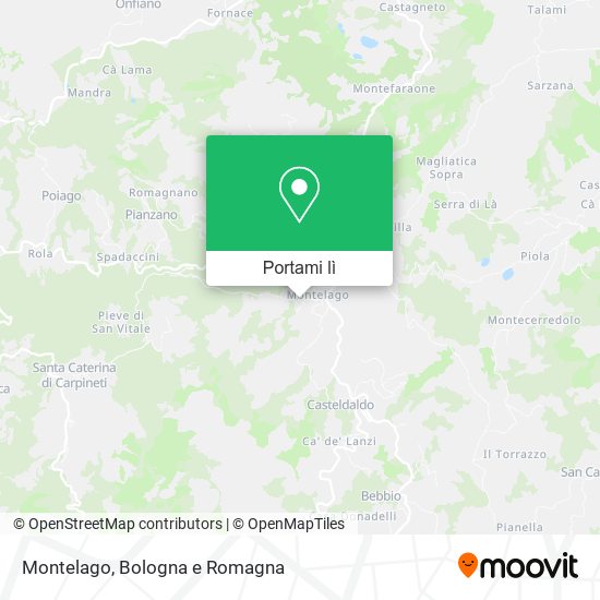 Mappa Montelago