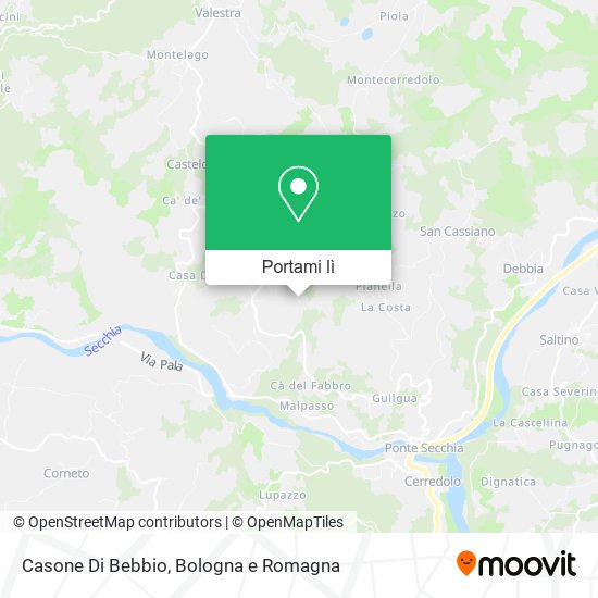 Mappa Casone Di Bebbio