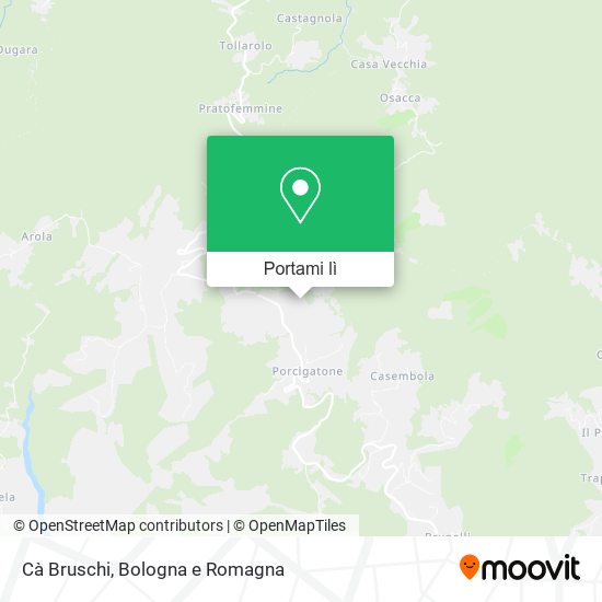 Mappa Cà Bruschi