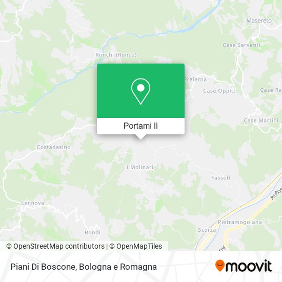 Mappa Piani Di Boscone