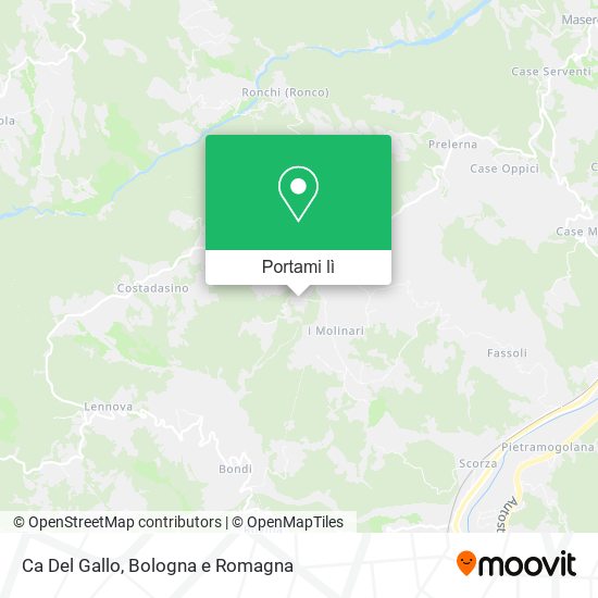 Mappa Ca Del Gallo