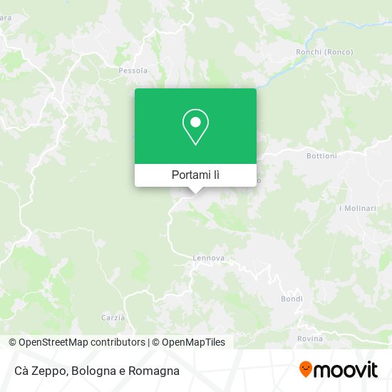 Mappa Cà Zeppo