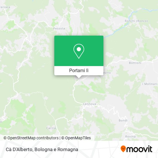 Mappa Cà D'Alberto