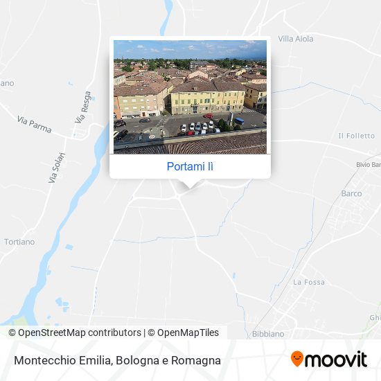 Mappa Montecchio Emilia