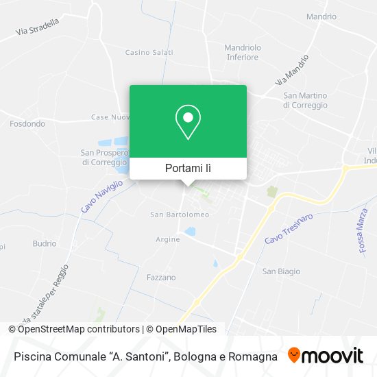 Mappa Piscina Comunale “A. Santoni”