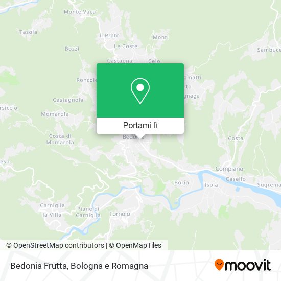 Mappa Bedonia Frutta